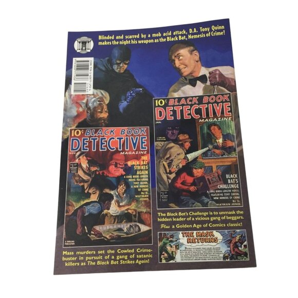 The Black Bat #2 - The Black Bat Strikes Again & Back Bat's Challenge - Classic - Picture 2 of 2